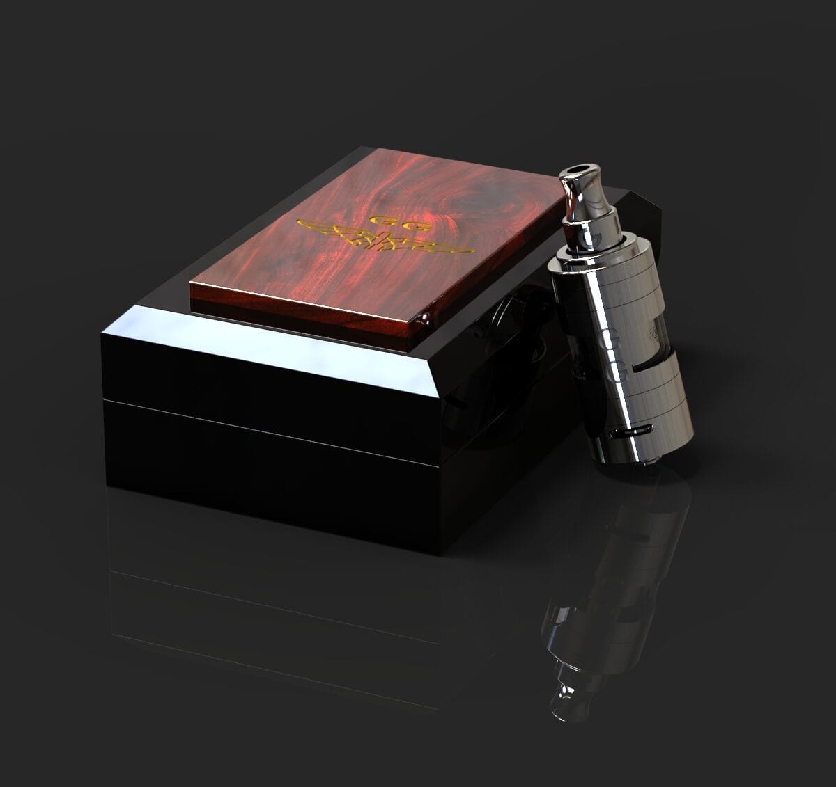 wooden box-tilemahos armed eagle