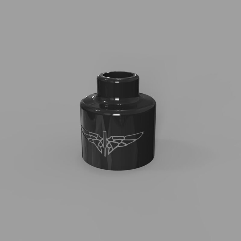 perseus v1 - v2 black ultem dripper body