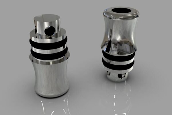 tilemahos armed eagle 23mm -  25mm drip tip with spit-back protection