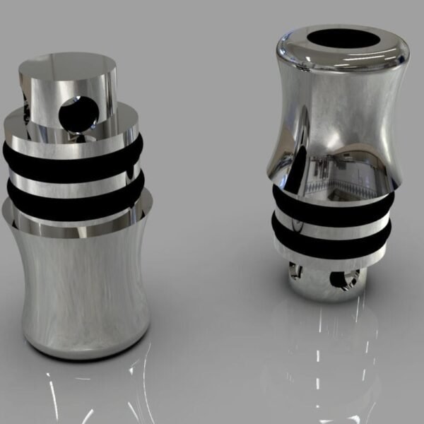 tilemahos armed eagle 23mm -  25mm drip tip with spit-back protection