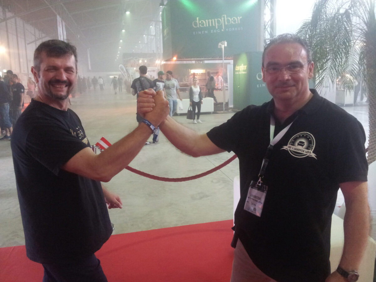 GOLDEN GREEK AND IMEOTHANASIS AT AUSTRIA VAPE FESTIVAL WITH FRIENDS, JUNE 2016