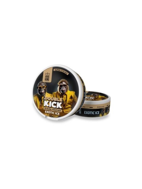 AK DOUBLE KICK Exotic Ice Non Nicotine Pouches Strong