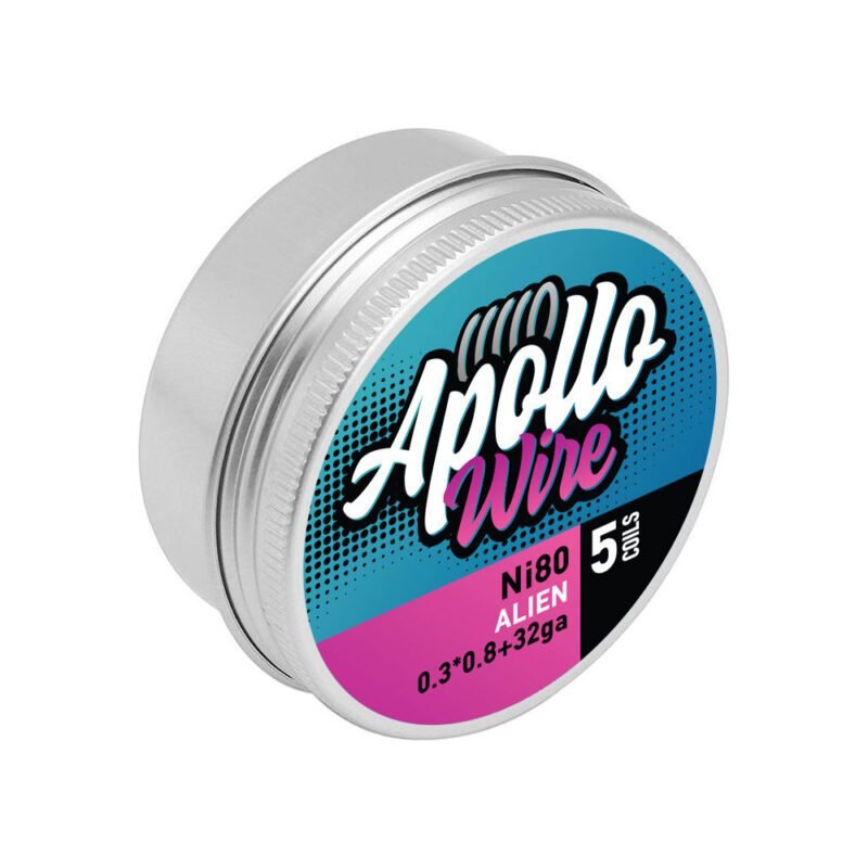 Apollo Ni80 Alien 0.3x0.8+32ga / 0.32ohm / 5 Coils