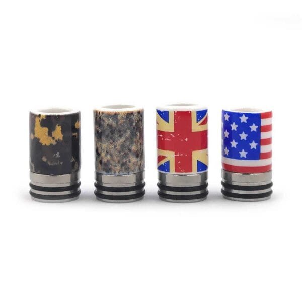 Drip Tip 810 Ceramic Inox - USA