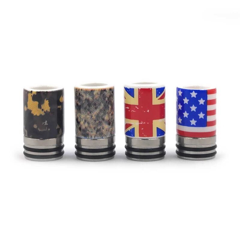 Drip Tip 810 Ceramic Inox - USA