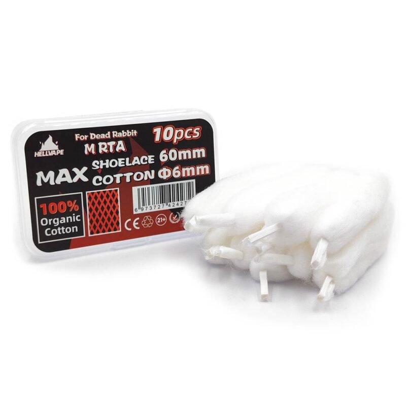 Hellvape Dead Rabbit M RTA Max Shoelace Cotton X10