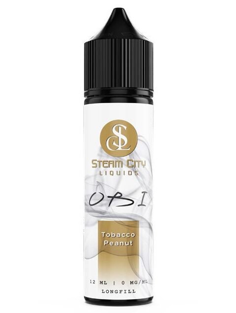 Steam City Liquids OBI Tobacco Peanut 12ml/60ml