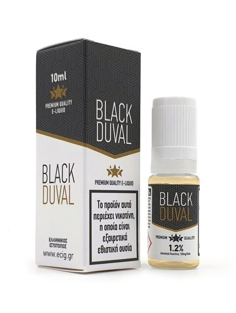 Καπνός Black Duval - 10ml - 12mg/ml (1.2%)