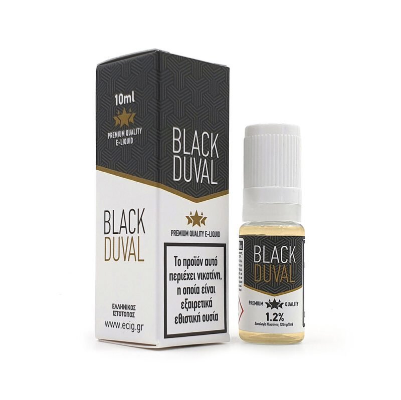 Καπνός Black Duval - 10ml - 12mg/ml (1.2%)