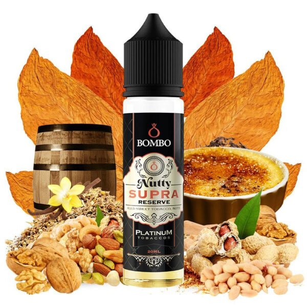 Bombo Platinum Tobaccos Nutty Supra Reserve 15ml/60ml