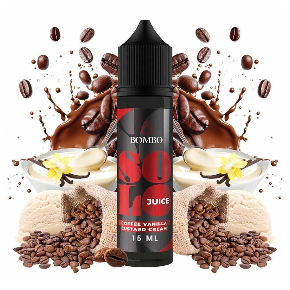 Bombo Solo Juice Coffee Vanilla Custard Cream 15ml/60ml