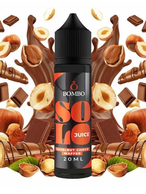 Bombo Solo Juice Hazelnut Choco Waffer 20ml/60ml