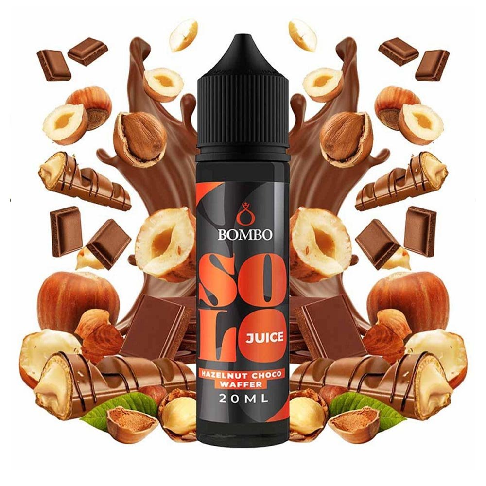 Bombo Solo Juice Hazelnut Choco Waffer 20ml/60ml