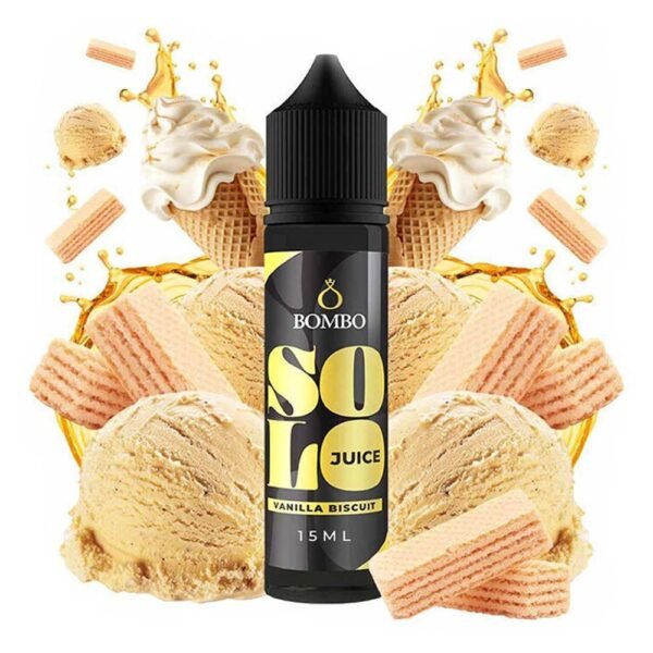 Bombo Solo Juice Vanilla Biscuit 15ml/60ml