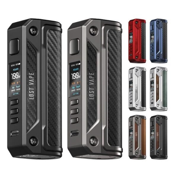 Lost Vape Thelema Solo Mod 100W - Gunmetal Carbon Fiber