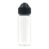 Μπουκάλι PET 120ml με Μαύρο Καπάκι