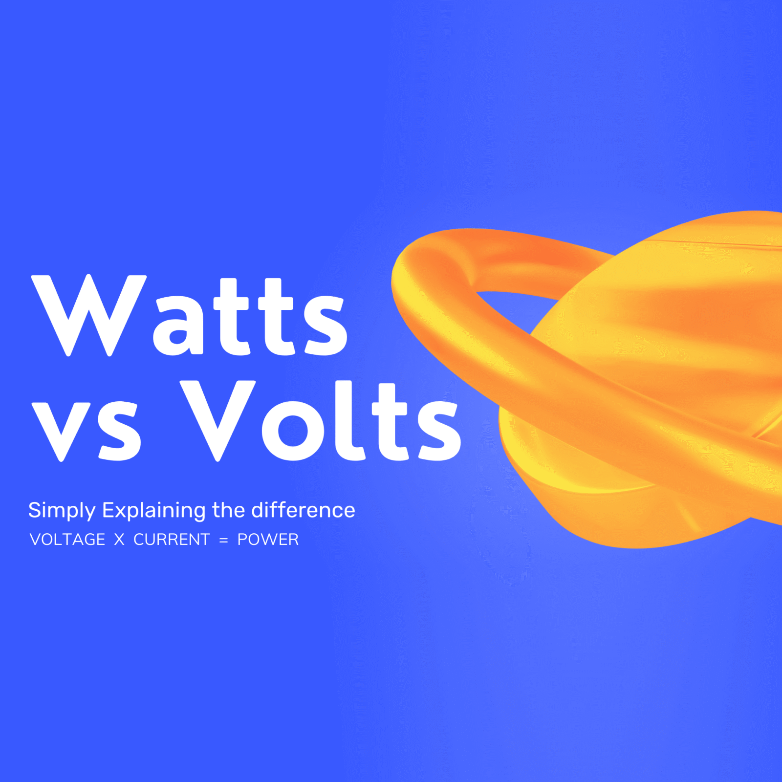Volt vs Watt