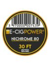 E-Cig Power Coil Nichrome 80 30FT 24GA