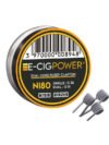 E-Cig Power Ni80 Dual Core Fused Clapton 10 Coils