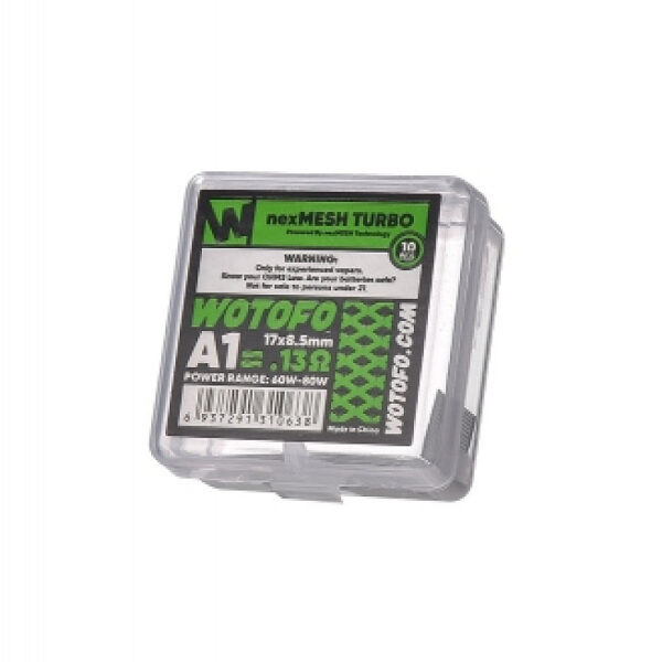 10 Τεμ. NexMesh Turbo A1 Coil 0.13ohm by Wotofo