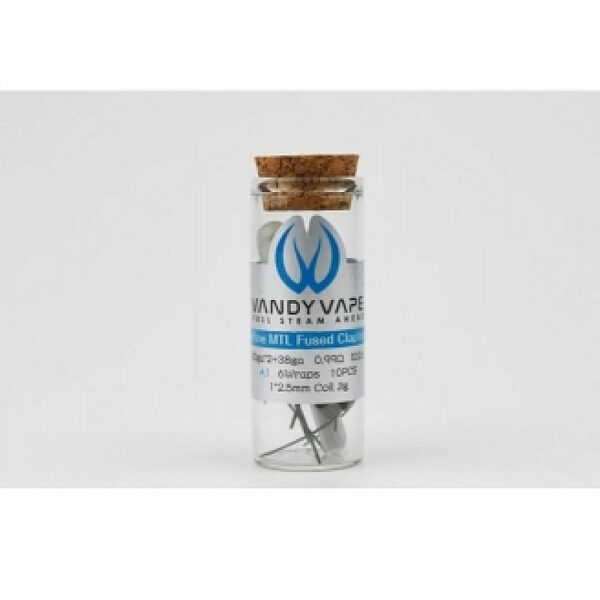 10τεμ. N80 Superfine MTL Fused Clapton 1.2 Ohm Vandy Vape