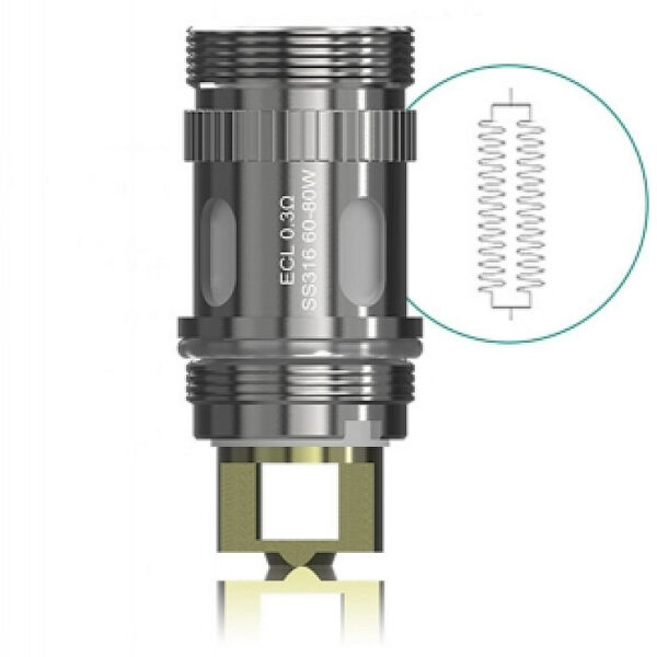 ECL 0.3 - EC Series by Eleaf - 0.3Ω (60-80W) - 1pc