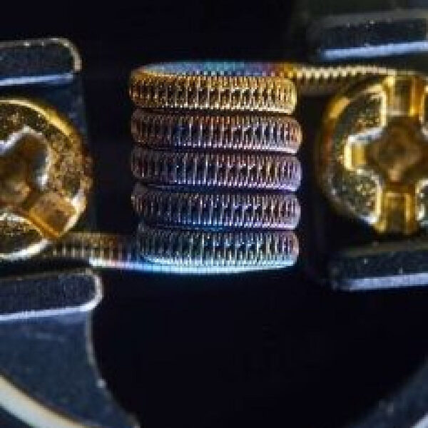 Premade Coils 2Ply Staggered Fused Clapton Mini 0.65 Ni80 Tesla Handcrafted Coils