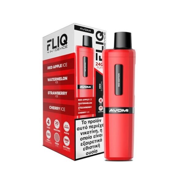AVOMI FLIQ 4x2ml 20mg - Red Edition