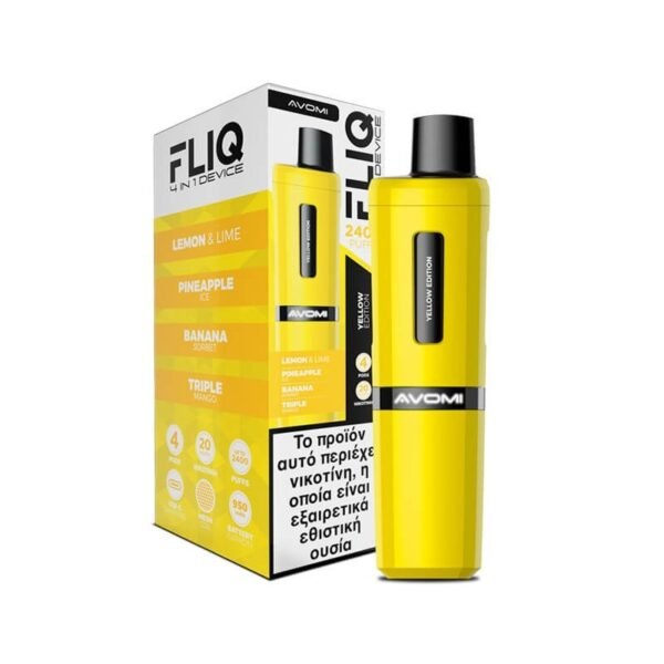 AVOMI FLIQ 4x2ml 20mg - Yellow Edition