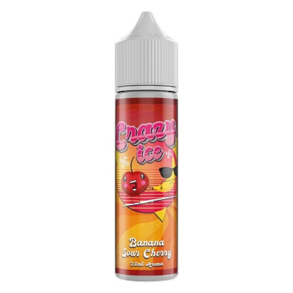 Banana Sour Cherry 10/60ml Crazy Ice by Steam City