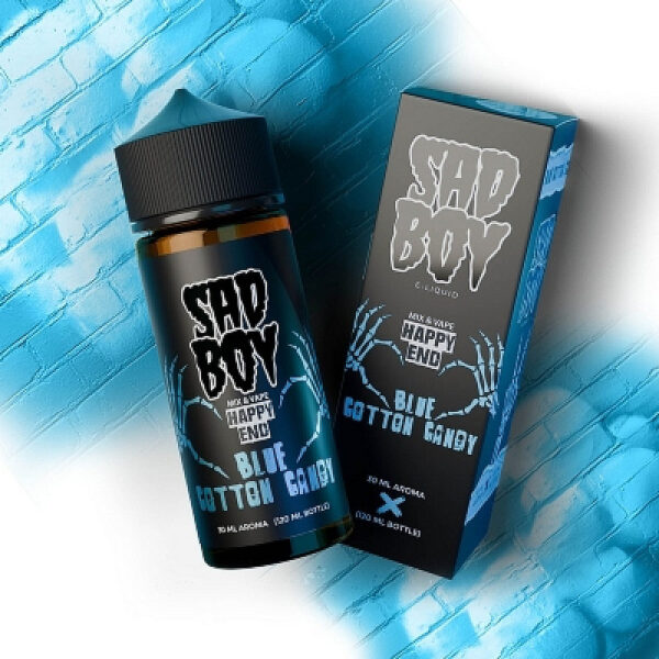 Blue Cotton Candy 30/120ml Happy End by Sadboy