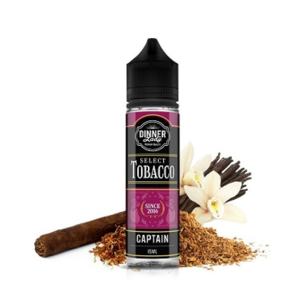 Captain 15/60ml Select Tobacco by Dinner Lady
