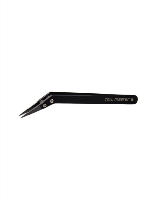 Ceramic tweezers / κεραμική τσιμπίδα κυρτή Coil Master Black