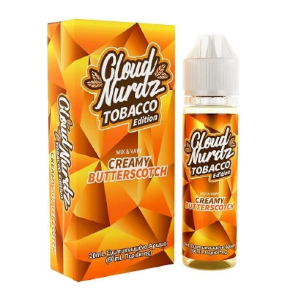 Creamy Butterscotch Tobacco 20/60ml by Cloud Nurdz