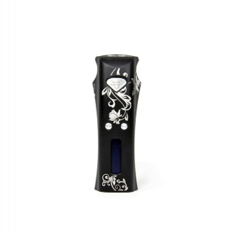 Crime Alluminio (Dicodes BF60) Box Mod by Tellis Mod - Black Floral