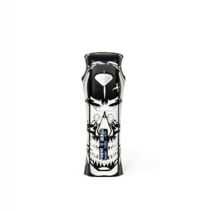 Crime Alluminio (Dicodes BF60) Box Mod by Tellis Mod - Black Skull