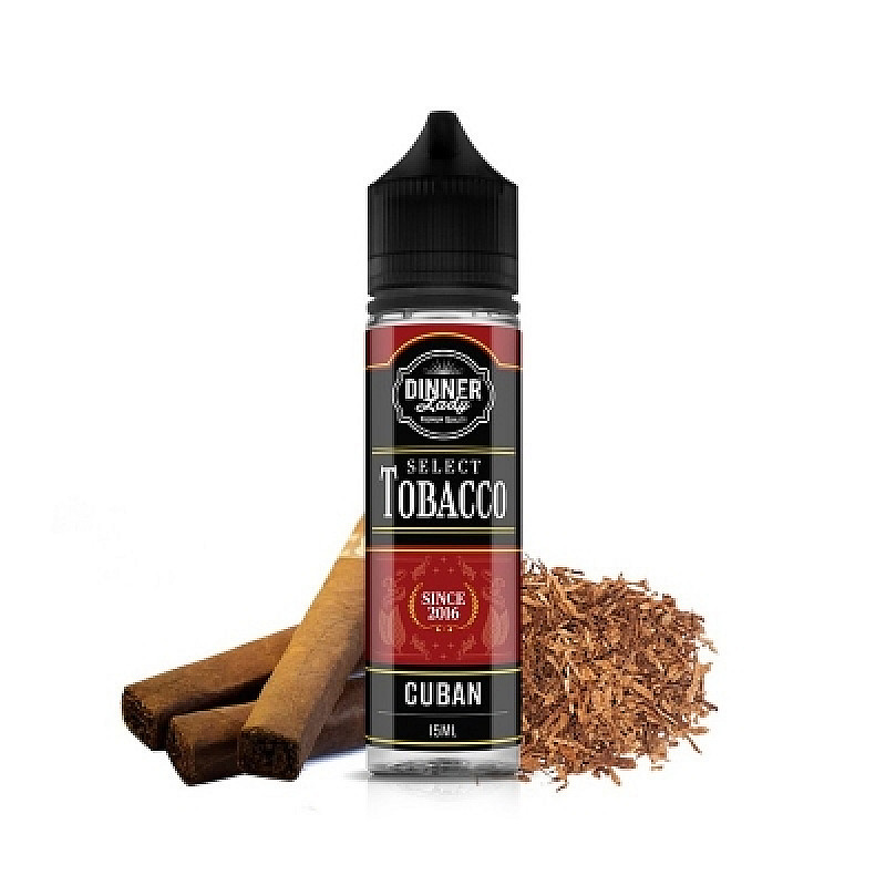 Cuban 15/60ml Select Tobacco by Dinner Lady