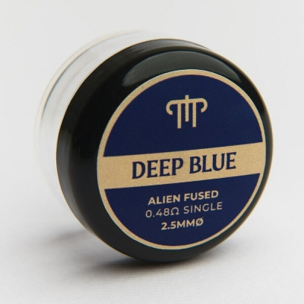 Deep Blue 0.48ohm 2.5mm Alien Fused Premade Coils 2pcs by Centenary Mods