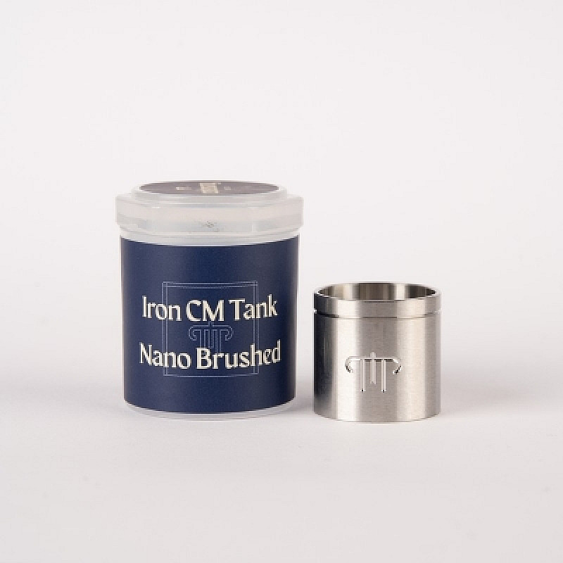 Diplomat MTL/RDL RTA Iron Nano CM Tank Brushed Full SS With Logo by Centenary Mods