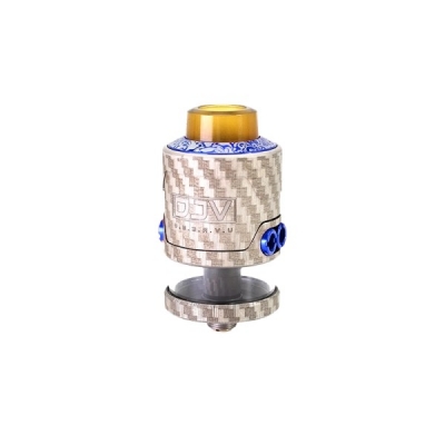 DJV RDTA V2 26mm by DJV Fiber Engrave - Blue