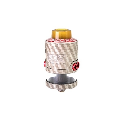 DJV RDTA V2 26mm by DJV Fiber Engrave - Red