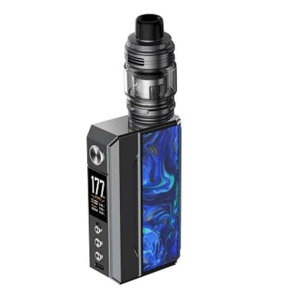 Drag 4 Kit 177W by Voopoo - Gunmetal / Ocean Blue