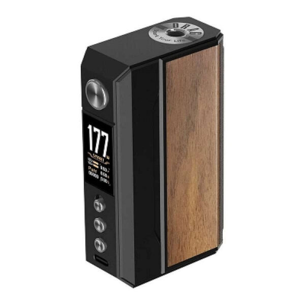 Drag 4 Box Mod 177W by Voopoo - Black / Walnut