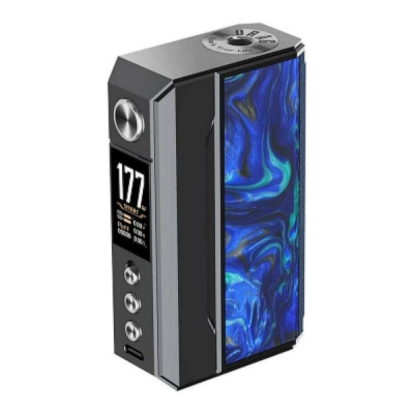 Drag 4 Box Mod 177W by Voopoo - Gunmetal / Ocean Blue