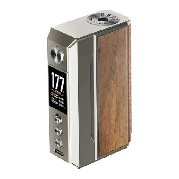 Drag 4 Box Mod 177W by Voopoo - Pale Gold / Walnut