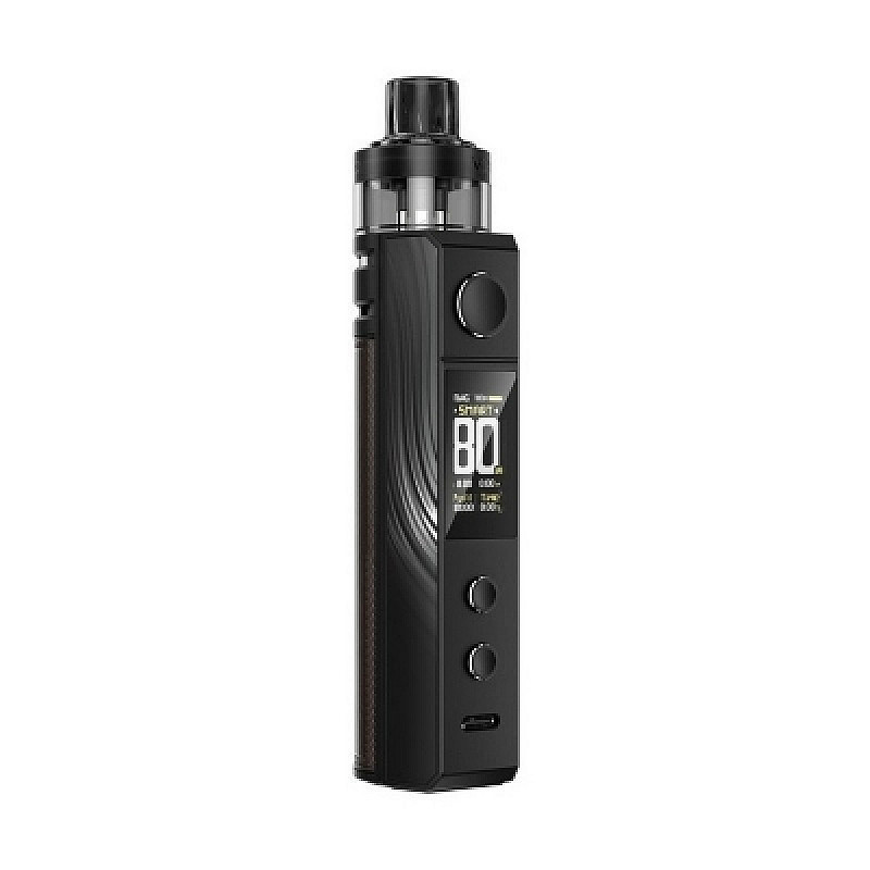 Drag H80S Kit 18650 4.5ml by Voopoo - New Colors - Obsidian Black