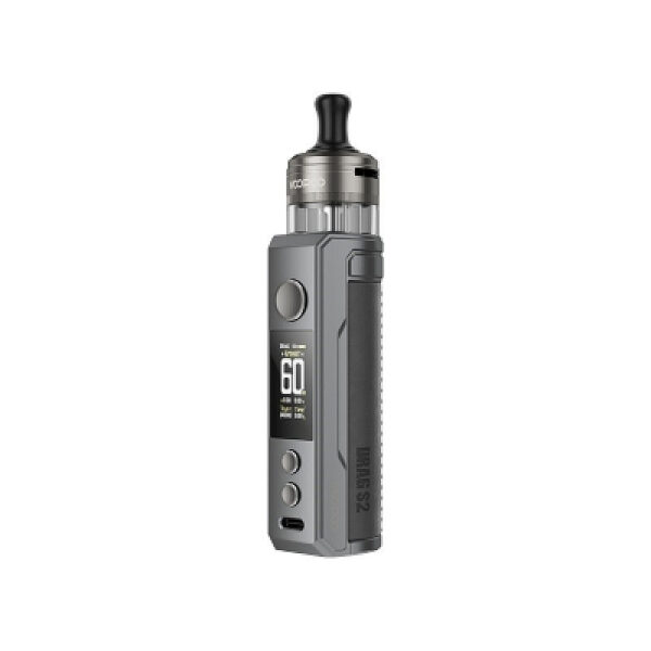 Drag S2 Pod Kit 2500mAh 60W 5ml by Voopoo - Gray Metal
