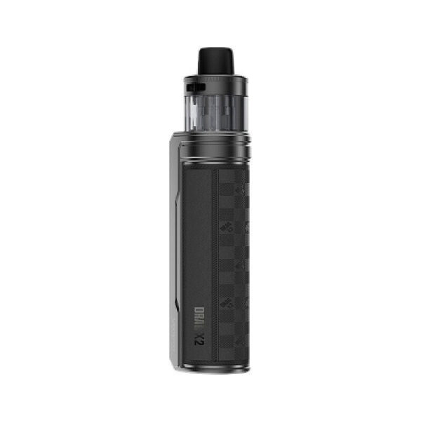Drag X2 Pod Kit 18650 80W 5ml by Voopoo - Checkered Black