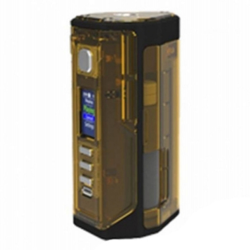Drone BF Squonker DNA 250C Box Mod by Lost Vape Black / Amber Ultem
