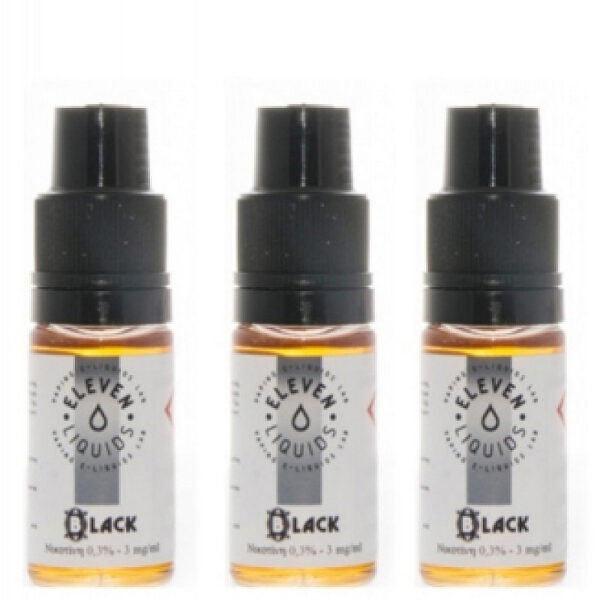 Black (3x10ml) - Έτοιμο Υγρό 10ml by Eleven 6mg